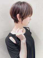 ショートボブ髪型30代40代50代前髪あり前髪なし面長丸顔【荒牧】