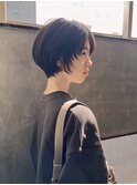 伸ばし中ショート/顔周りレイヤー