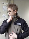 グレージュスパイキーショート