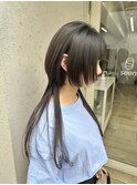 ○ロングウルフカットクラゲウルフレイヤーカットクラゲヘア○