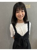 ナチュラルヘア×柔らかく見える髪質改善ストレート