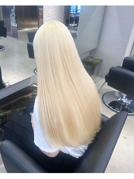 ペレ 栄店(PELE) デザインカラー/レイヤーカット/ウェットヘア/オリーブベージュ