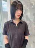 ビリー風ボブウルフ