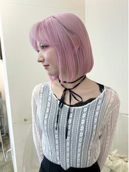 リヴ ウメダ(LIV umeda)の写真/【大阪/ブリーチ】季節を問わず好きなハイトーンを楽しもう！骨格やくせを活かした似合わせ技術が大好評◎
