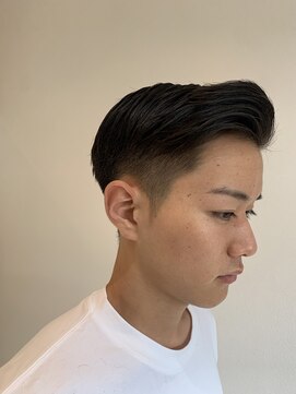 スタッグバーバー 近鉄奈良店(STAG BARBER) サイドパート×ツーブロック