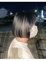 ルプラ ガーデン(le-pla garden) インナーカラー#切りっぱなしボブ#ブリーチ#ダブルカラー#豊橋