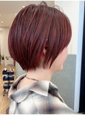 【Say.福岡】ショート×ピンクブラウン×艶感×20代30代40代50代
