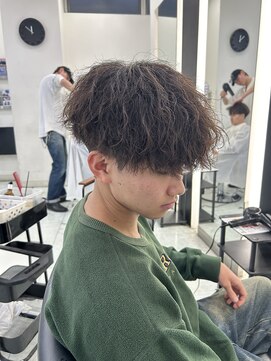 ネクスト 静岡店(NEXT) MEN'S HAIR/ダークアッシュ/ニュアンスパーマ/韓国マッシュ