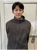 センターパート　リクルートヘア　men's