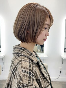 エル 新小岩(elu) 美髪/ワイドバング/レイヤーカット/くすみベージュ/新小岩駅