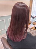裾カラー ピンク/ピンクブラウン/極上髪質改善【美髪】