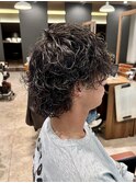 波巻きミディアムマッシュウルフ