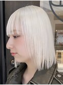 ホワイト/ブロンド/抜きっぱなしブロンド/ホワイトブリーチ
