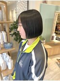 地毛風ストレート×可愛いミニボブ◎