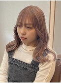 ヘーゼルベージュカラーケアブリーチ佐賀ミルクティーグレージュ
