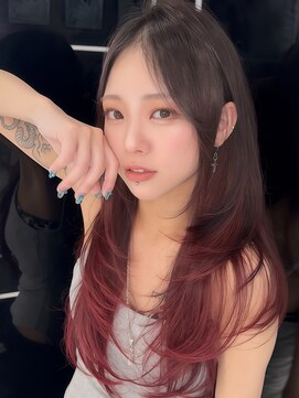 レディアル 渋谷(REDEAL) ウルフカット/ハイトーン/デザイン/ワンホン【レイヤー/渋谷】