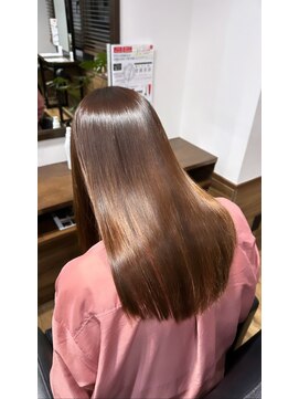 ブレンドバイハピネス(Blend by happiness) 髪質改善トリートメントストレートロングレイヤー20代30代40代