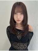 ワンカールで可愛い!!映えレイヤーカット