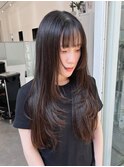 【レイヤーカット】韓国ヘア顔まわりカットロングレイヤー堀江