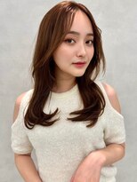 アッシュ 中野店(Ash) イメチェン/似合わせカット/フルバング/レッドブラウン/中野