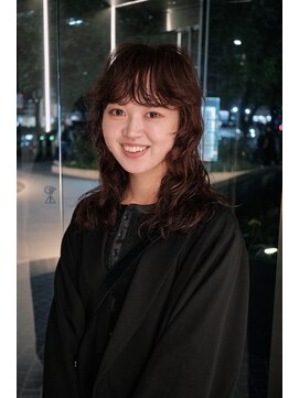 グリップ(GRIP) レイヤーパーマ/ブリーチ無しレッド/ミディアムパーマ/東山涼嘉