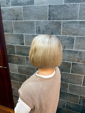 ルーム リシェール 南越谷店(Room RICHAIR) 前髪/マチルダボブ/ピンクベージュ/インナーグレージュ/ウルフ