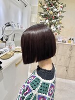 ビューバイネオリーブ 用賀店(Beau'r by neolive)&nbsp;黒髪クラゲヘアーオリーブグレー小顔ココアベージュ[用賀]
