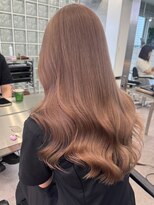 サンクプロジェクト(cinq PROJECT) 原宿韓国レイヤーミルクティーヘーゼルフォギーピンクベージュ