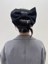 アカネ(Akane)&nbsp;お呼ばれヘアセット　リボンアレンジ　10代 20代