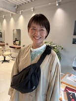 ホヌン 茅ヶ崎(Honnun) 顔まわりすっきり × 大人ショート/茅ヶ崎