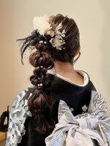 プールト ジュール モナミ(pourtoujours monami) あみおろし/ドライフラワーアレンジ