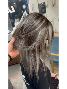 ラフ 難波店(LAFF) バレイヤージュ/シャドウルーツ/ハイライト/レイヤーカット