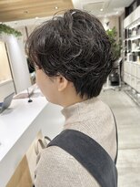 ステアケース ギンザセブン(stair:case ginza7) 短めショートボブ耳かけデジタルパーショート