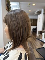 ヘアーサロン ラフリジー(Loufreasy)&nbsp;軽やかにまとまるナチュラルミディアムレイヤー