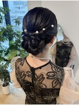 ケファ(Kepa)&nbsp;低めシニヨン/名古屋ヘアセット