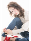 外国人のようなこなれヘア