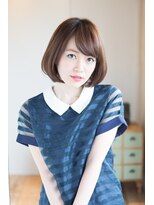 リア シェリム(Ria cherim) 【Ria 目黒】大人かわいい斜めバング×ボブ