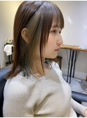 顔周りがポイントなセミロング 伏見/丸の内/髪質改善