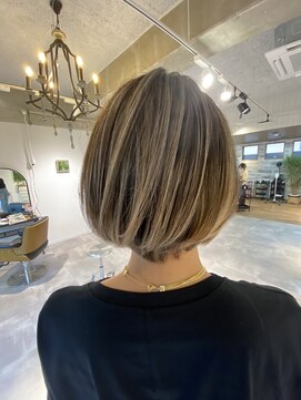 ヘアー ガーデン ルノン(Hair Garden Lunon) ボブ・バレイアージュ