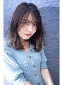 ロージー 北上川岸店(Rosy) シースルーバングのレイヤーミディアム