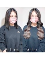 エクステ専門店あるじゃんすー 柏店&nbsp;シルバーグレージュ#シールエクステ#大人ヘルシーヘア#柏