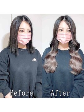 エクステ専門店あるじゃんすー 柏店 シルバーグレージュ#シールエクステ#大人ヘルシーヘア#柏