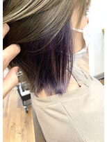 ベルヘアサロン(BeL HAIR SALON) インナーカラー パープル