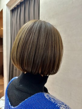 ロア ミオ 仙台駅前(Loa mio) 大人くすみカラーミニボブ