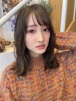 ミディアムにイメチェンならお任せ下さい♪ショコラアッシュ