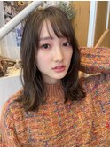 ミディアムにイメチェンならお任せ下さい♪ショコラアッシュ