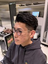 フランクスバーバーザスタンド(Frank’s barber the stand)&nbsp;ワイルド七三ツーブロックアップバングショートF