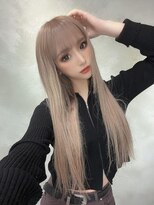 アルマバイロサ(ALMA by ROSA) ハイグレージュカラー×シールエクステ 担当SE-YA