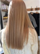 ナタン 自由が丘(NATHAN)&nbsp;ミルクティーベージュダブルカラーケアブリーチインナーカラー