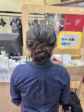 スミ(sumi) 結婚式ヘアセット×編みこみアップ